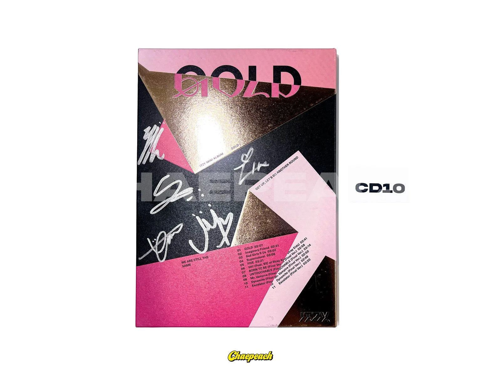 【直筆サイン入り】 ITZY GOLD アルバム 韓国版 ピンク 特典付き 再入荷！】 ITZY Album - GOLD (Special Edition) – Choice